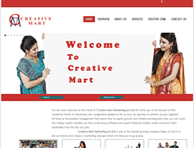 Tablet Screenshot of creativemart.co.in